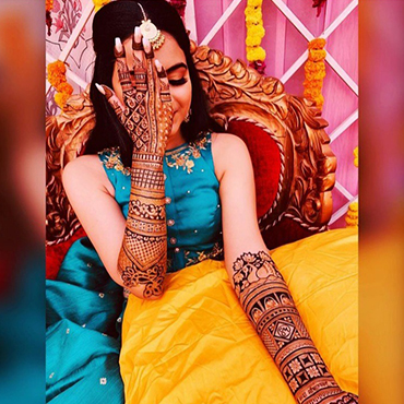 Jaipuri Mehandi Designs in Hyderabad